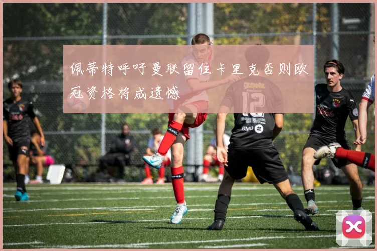 佩蒂特呼吁曼联留住卡里克否则欧冠资格将成遗憾